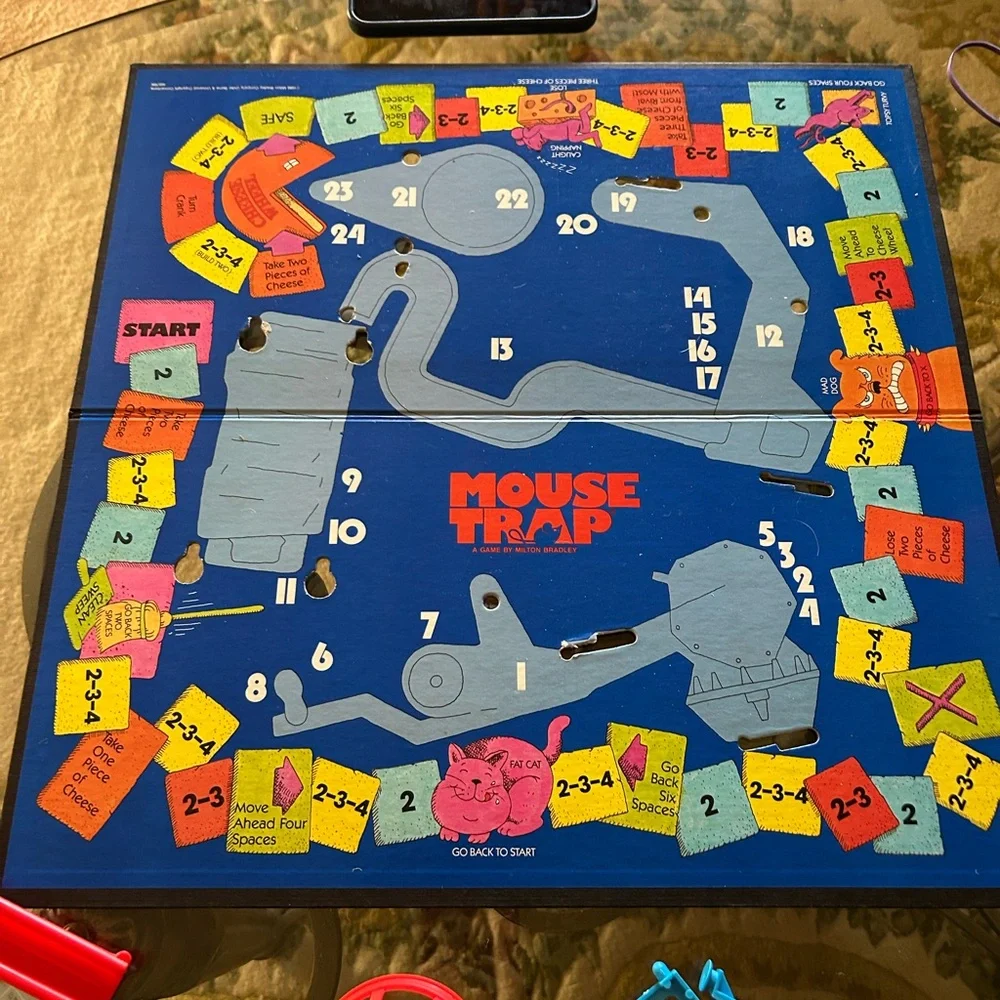 Mousetrap Board Game Vintage 1986 Milton Bradley‎